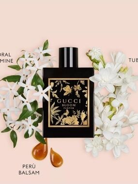 Gucci Bloom Parfum Black & Gold Bottle